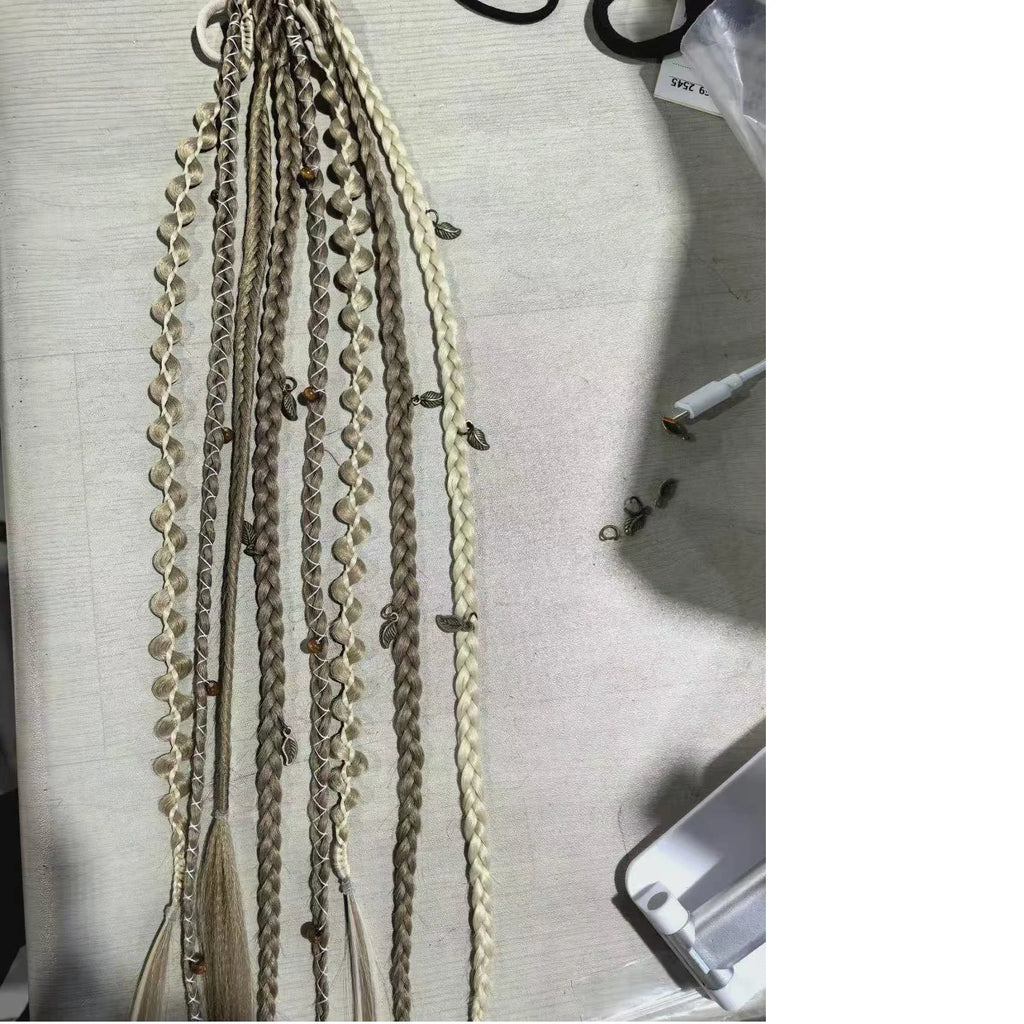DreadVibe™ Elastic Ponytail 💁‍♀️✨ Instant Boho Volume