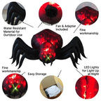6FT Outdoor Holiday Decorations Halloween Inflatable Toys Shadowstalker Garden Party  Built-in LED Lights Up Ghost for Yard Lawn