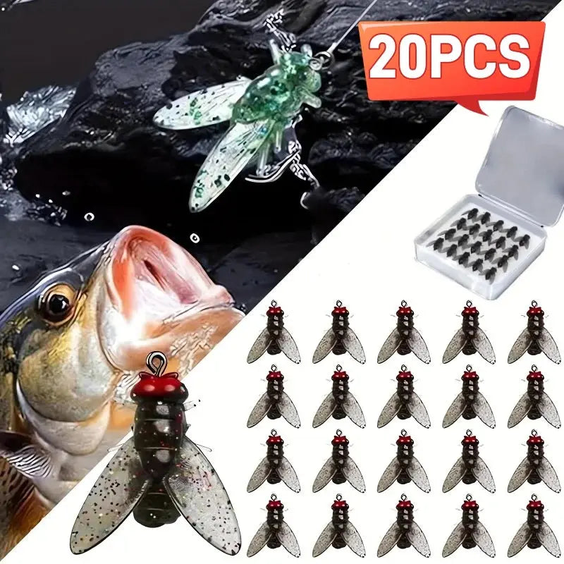 FlyLure Hooks – Realistic Flies for Big Catches! TOYO Store