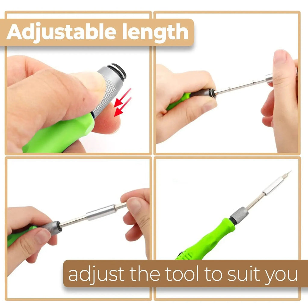 Mini 32-in-1 Precision Screwdriver Set Magnetic Phillips Bits Multifunctional Hand Repair Tool Kit Galacok Tool Store