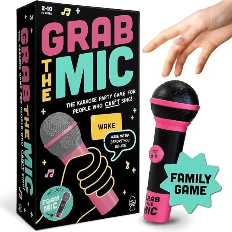Grab The Mic Challenge – Hilarious Singing Game for Parties!