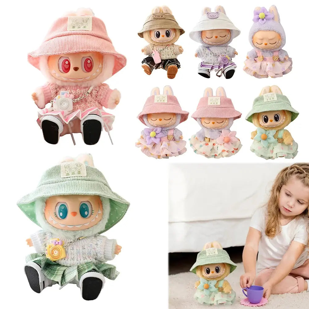 Labbubu Mini Doll Clothes Outfit Soft Knitted Sweater Suit Toy Gifts All Dropshipping Wholesale Store
