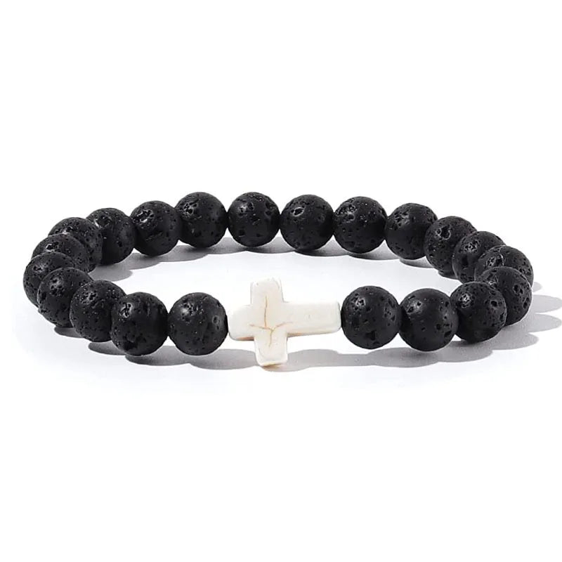 Men's Prayer Onyx Meditation Beads Bracelets Stone's Store