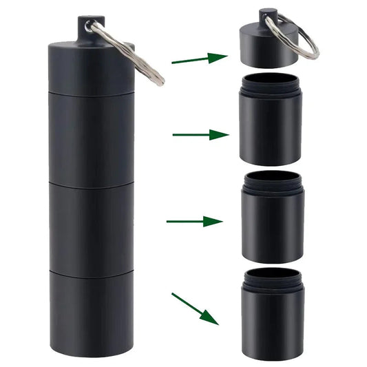 Portable Mini Pill Box - Waterproof and Sealed Organizer Stone's Store