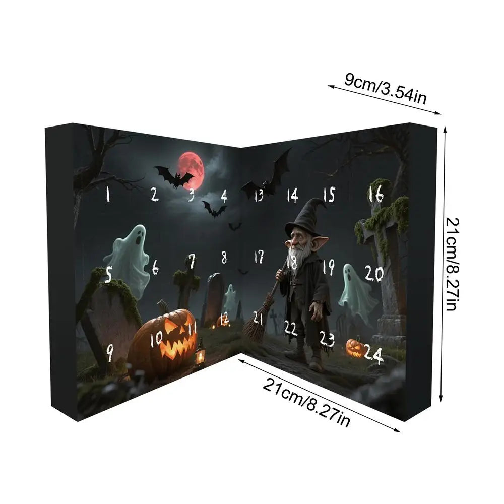 Calendario de cuenta regresiva espeluznante: ¡31 días de golosinas y sorpresas de Halloween!
