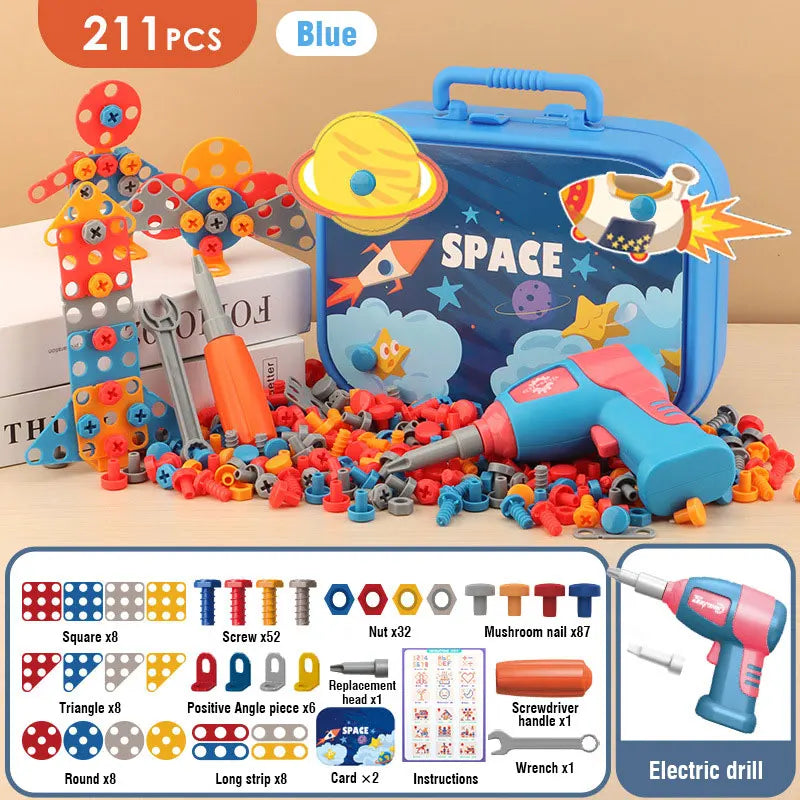 Power Play: Kid-Friendly Electric Drill Toy for Little Builders! Stone's Store