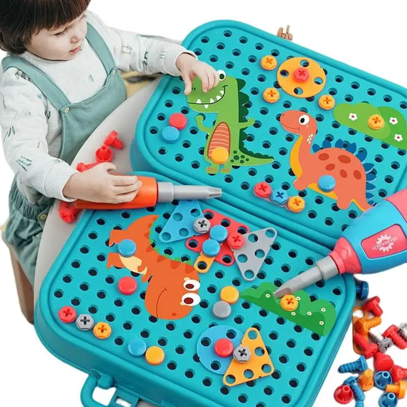 Power Play: Kid-Friendly Electric Drill Toy for Little Builders! Stone's Store