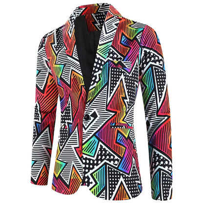 Christmas 3D Printed Suit For Men Handsome men&#39;s Clothing Store