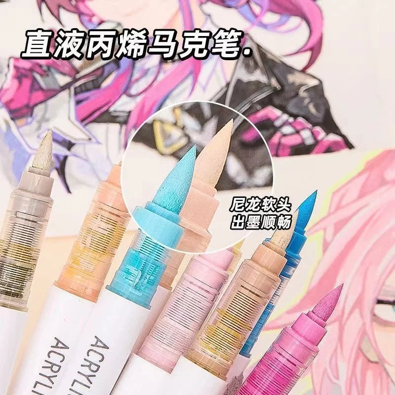 VividFlow Markers: Bold Colors, Smooth Strokes! Kawaii Stationery Store