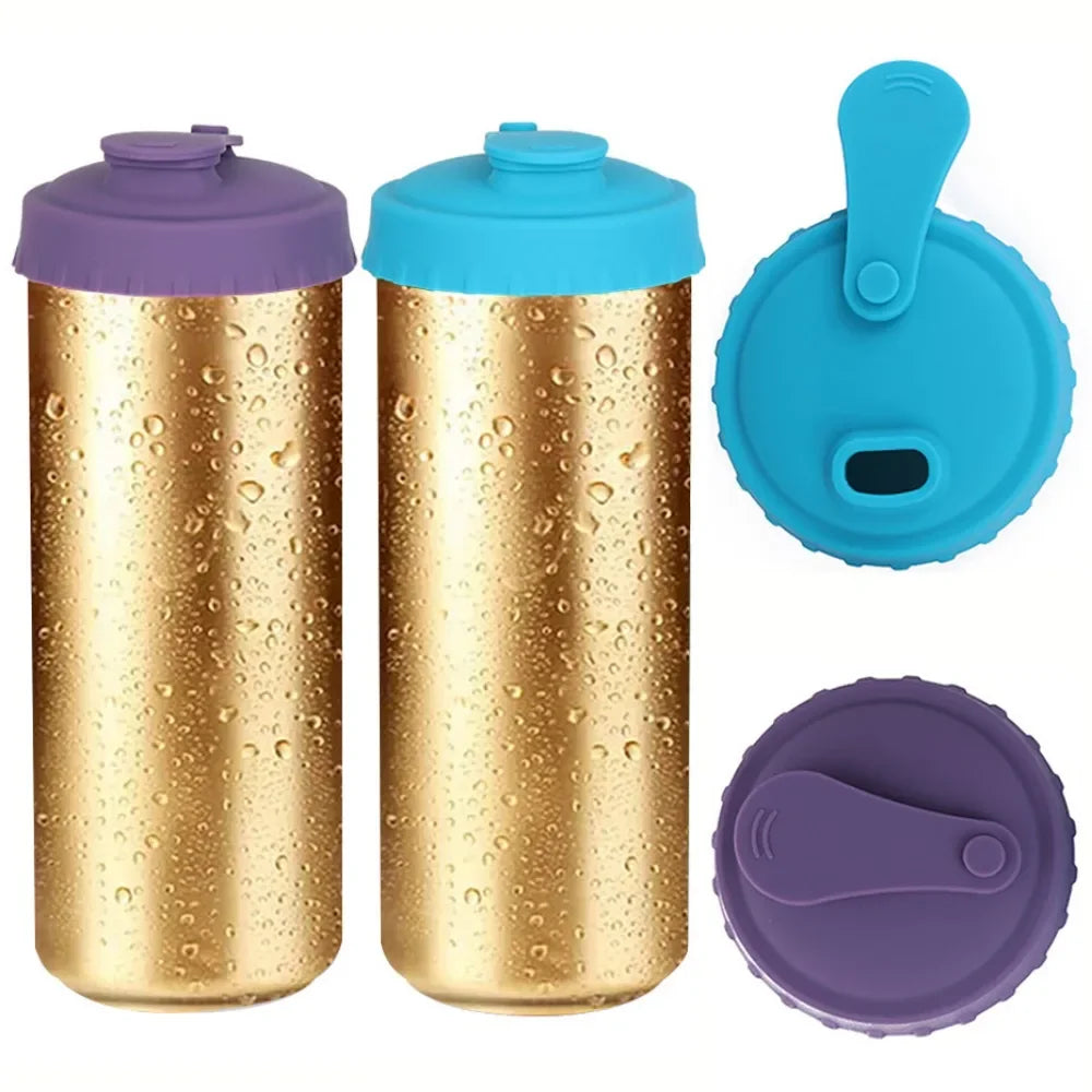 Reusable Silicone Soda Can Lids – Beverage Caps for Standard 330ml Cans CosyHomes Store