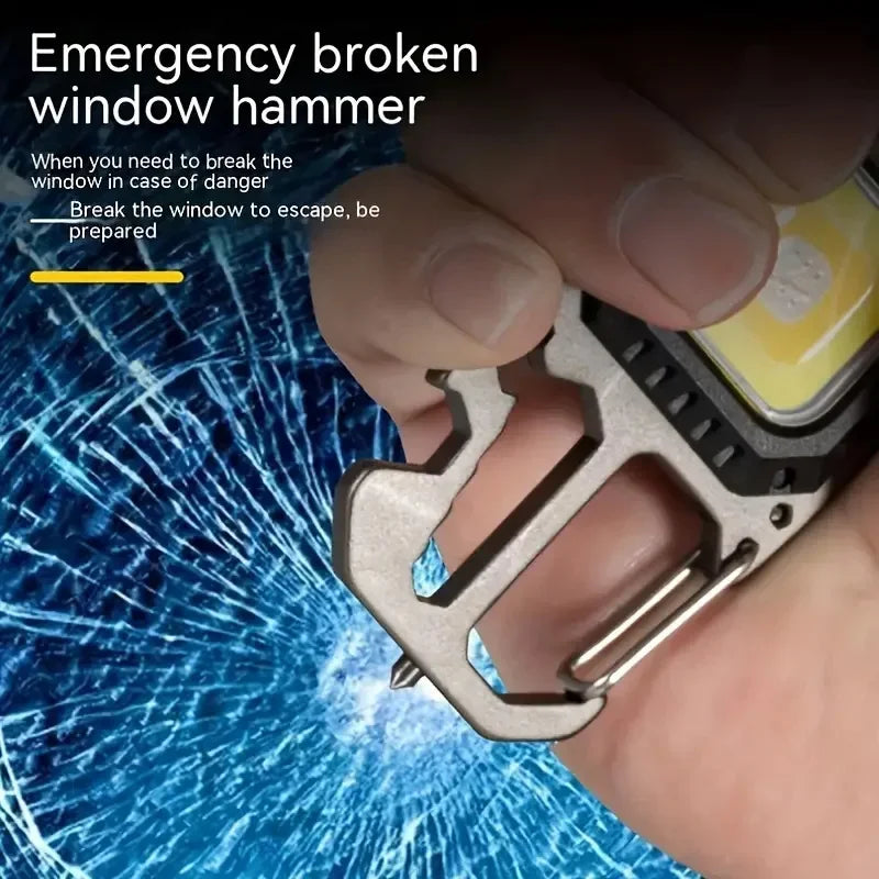 Multifunctional keychain flashlight SHINE-TALE Flagship Store