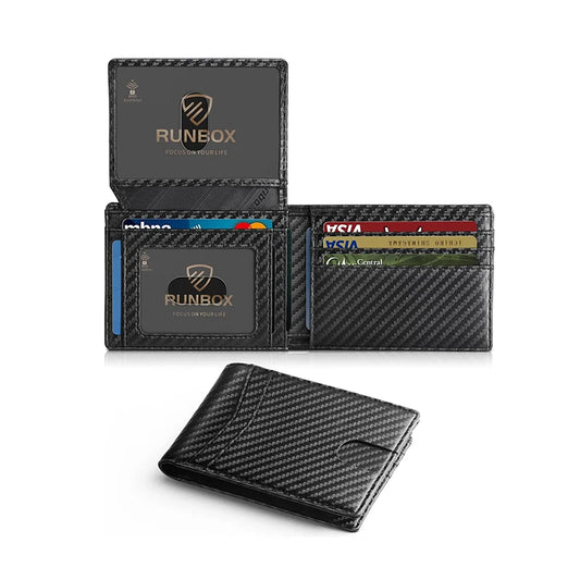 Sleek & Safe: Men's RFID Blocking Slim Wallet