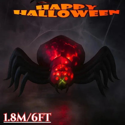 6FT Outdoor Holiday Decorations Halloween Inflatable Toys Shadowstalker Garden Party  Built-in LED Lights Up Ghost for Yard Lawn