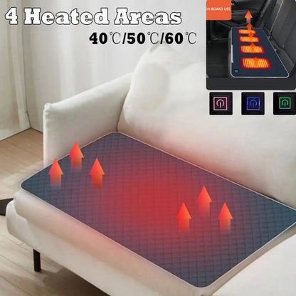 5V USB Sleeping Electric Heating Pad Heated Cushion Cold Resistant AliExpress