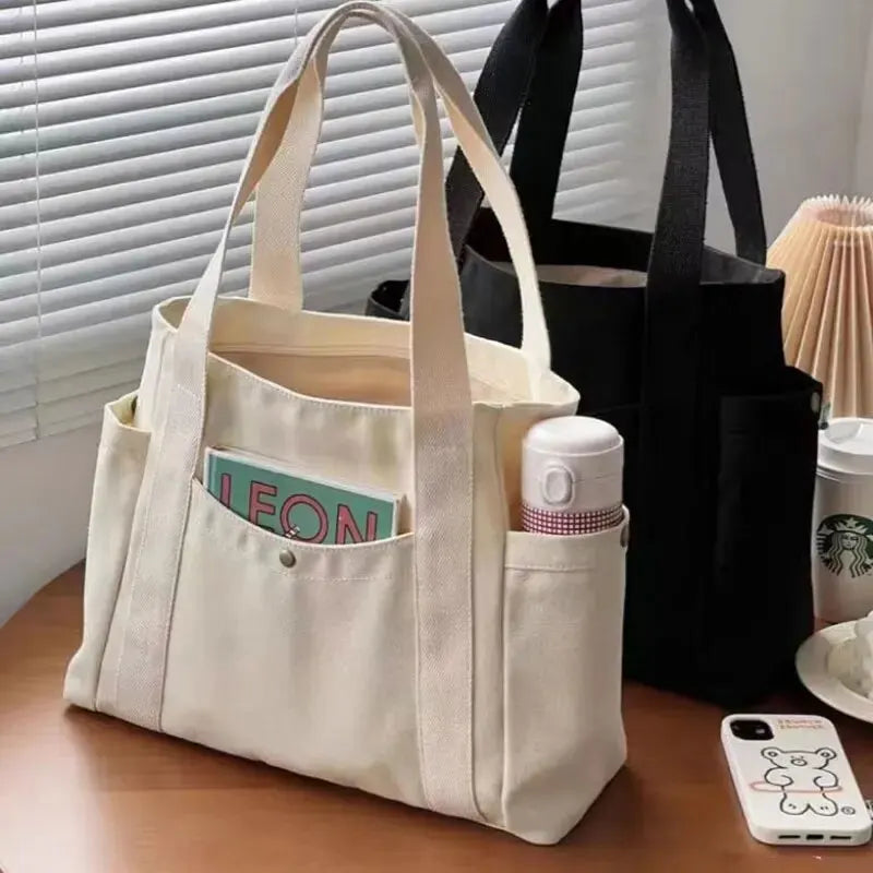 Canvas Tote Bag Large Capacity Unisex for Work & Leisure Stone's Store