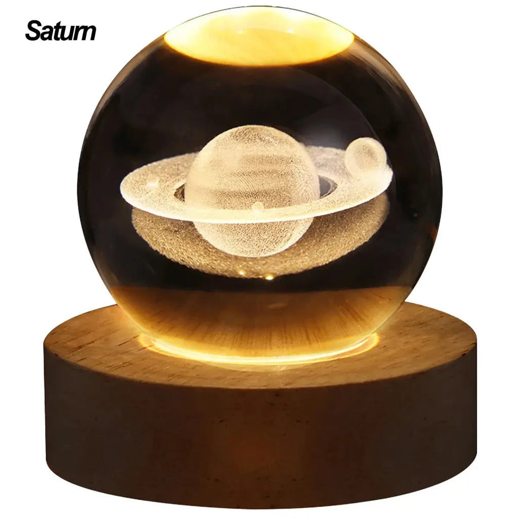 Crystal Ball Night Lights Glowing Sea Jellyfish Astronaut Table Lamp USB Atmosphere Lamp Table Decorations Kid Gifts Night Lamp Shop1103185580 Store