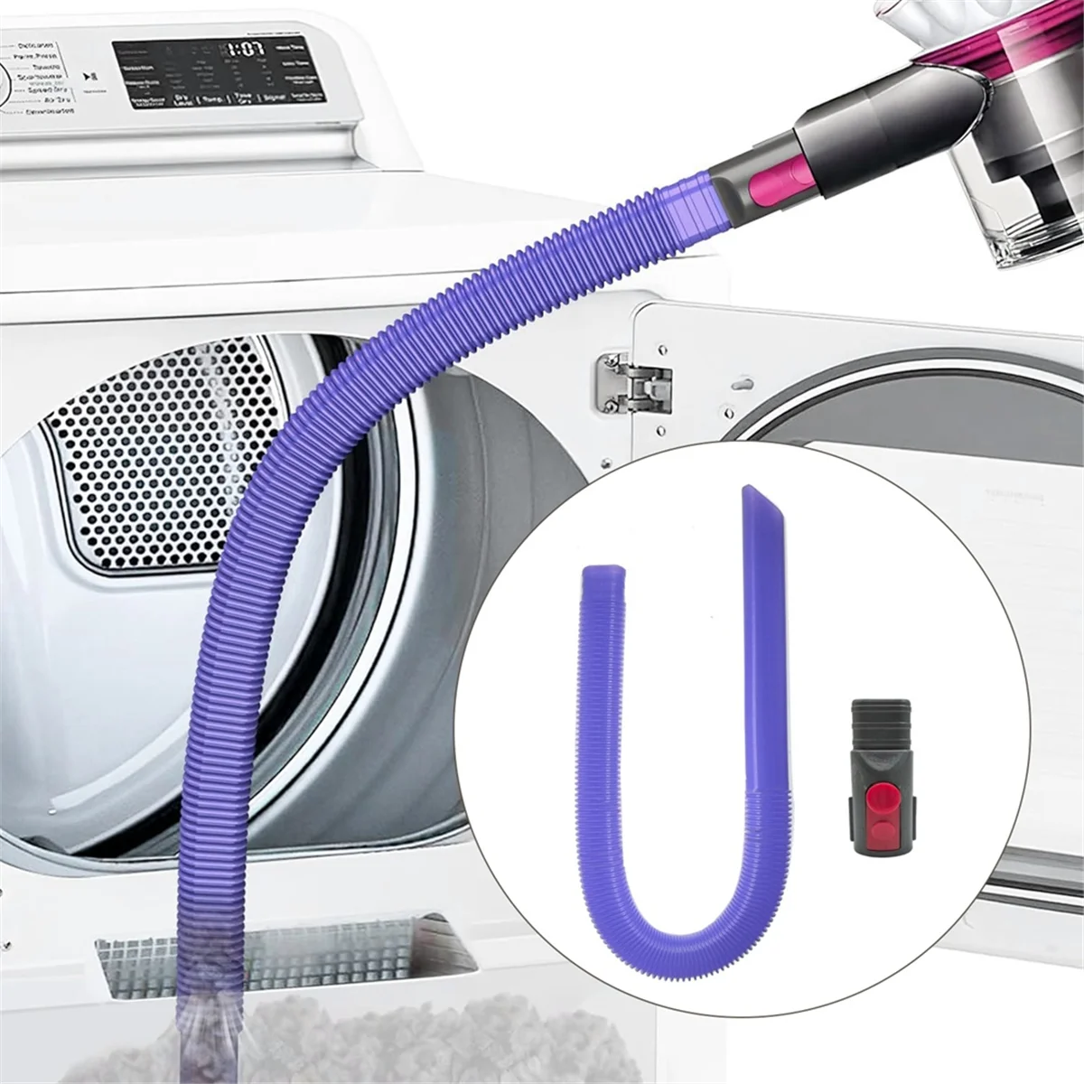 Clean Easy: Kit de ventilación para secadora con accesorio de manguera