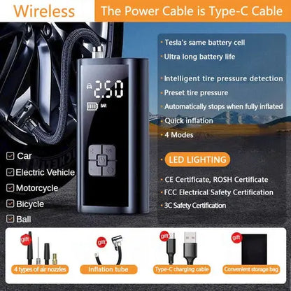 LEIBOO Portable Air Compressor for Car Tires Fast Air Pump Tire