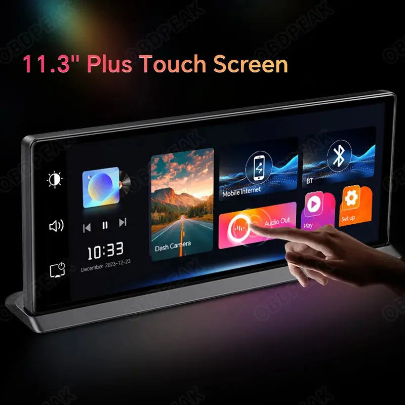 View details for K2 Pro 11.3" Car DVR 4K Camera Wireless Carplay Android auto Ai Screen