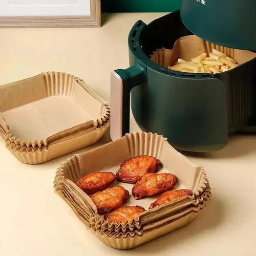 50Pcs Air Fryer Disposable Paper Non-Stick Airfryer Baking Papers AliExpress