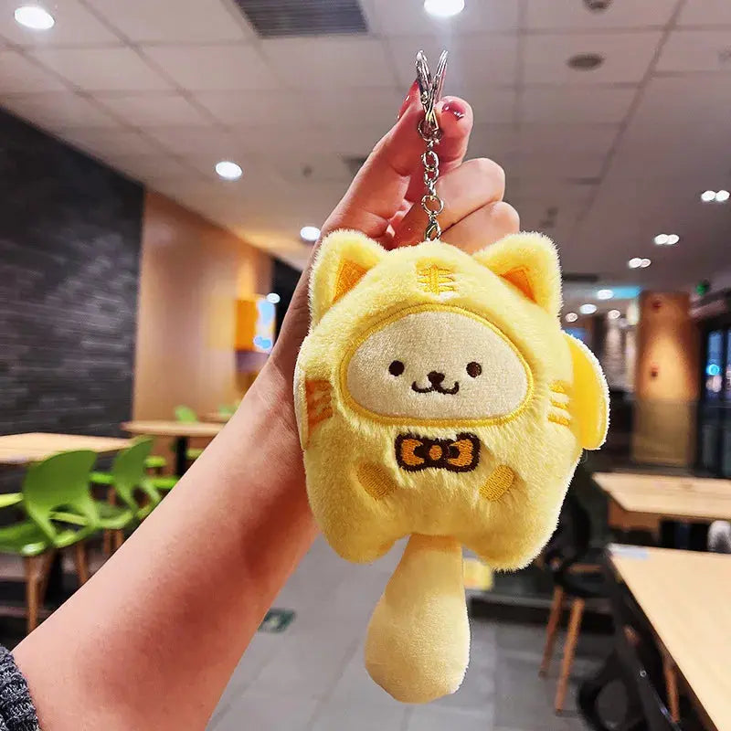 Sanrio Plush Keychain | Little Tiger with Furry Tail Series JJB Kawaii Anime Toy Store