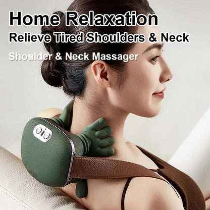 3D Shiatsu Deep-Kneading Neck Massager – Relieve Tension & Stress in Minutes!