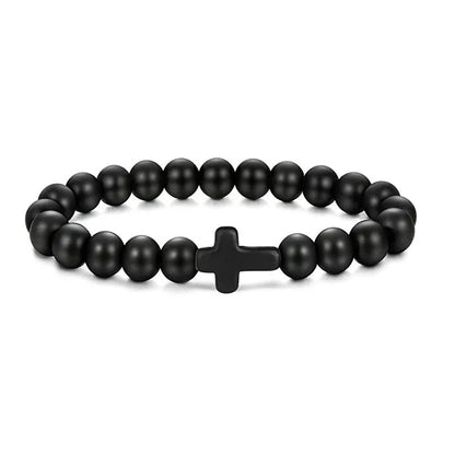 Men's Prayer Onyx Meditation Beads Bracelets Stone's Store