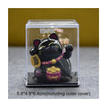 Solar Waving Lucky Cat: Eco-Friendly Maneki Neko for Home and Office Good Fortune ACCHAMP Store