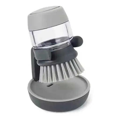 Dish Brush With Soap Dispenser Palm Brush Dish washing Kitchen Scrub