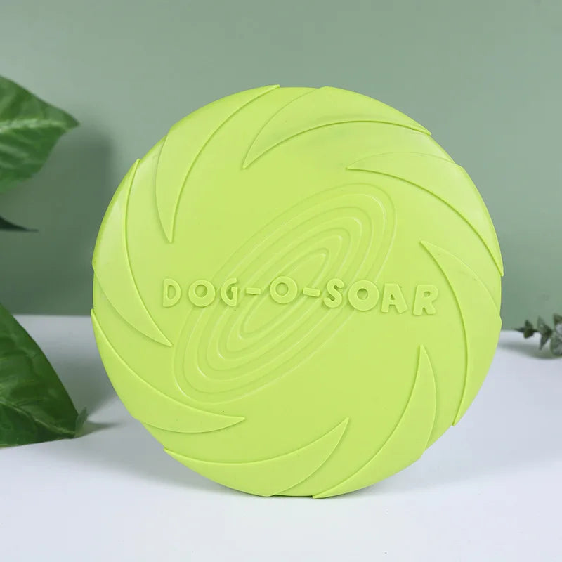 Durable Silicone Flying Disc for Dogs - Interactive Outdoor Fun!