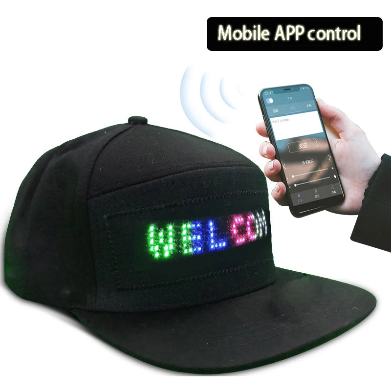 Glow-in-the-Dark LED Cap – Stand Out at Concerts & Parties!
