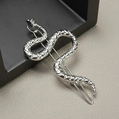 2023 New Gothic Punk  Metal Snake Medusa Hairpin Hair Clip for Women