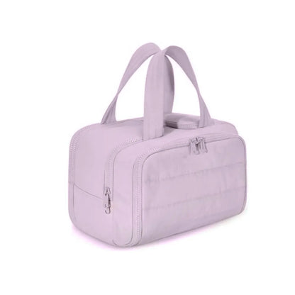 Pack It All: Spacious Wide-Open Travel Cosmetic Bag