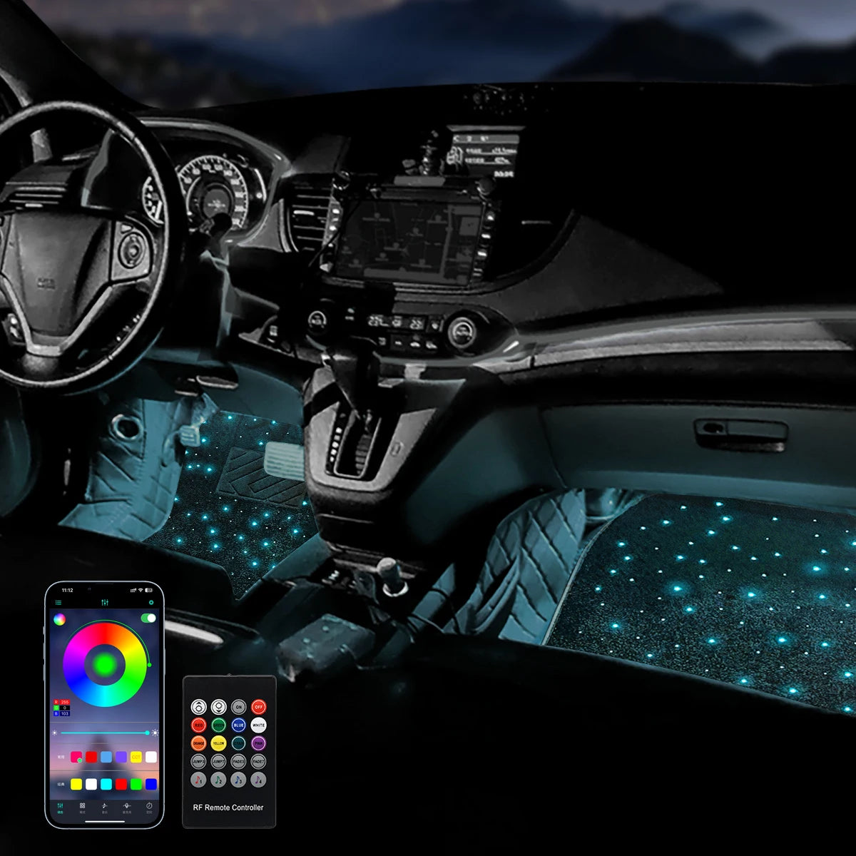 StarDrive™ RGB Car Floor Lights 🌌🚗