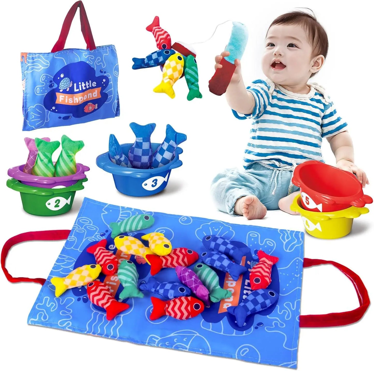 TinyCatch™ Learning Set 🎣✨ — Play, Sort & Learn Numbers