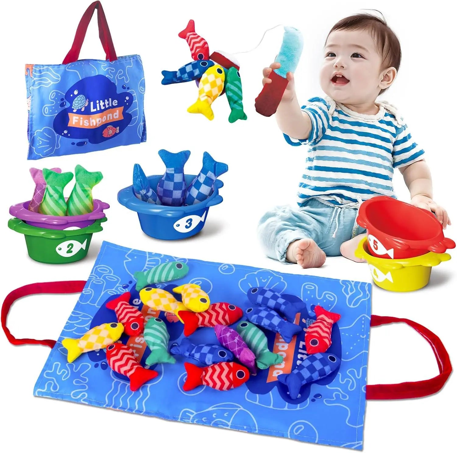 TinyCatch™ Learning Set 🎣✨ — Play, Sort & Learn Numbers