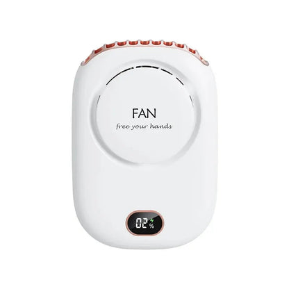 Portable Hanging Neck Fan Mini Cooling Waist Fans Bladeless USB Rechargeable Sports Cooler Fan For Outdoor Sports Travel Stone's Store