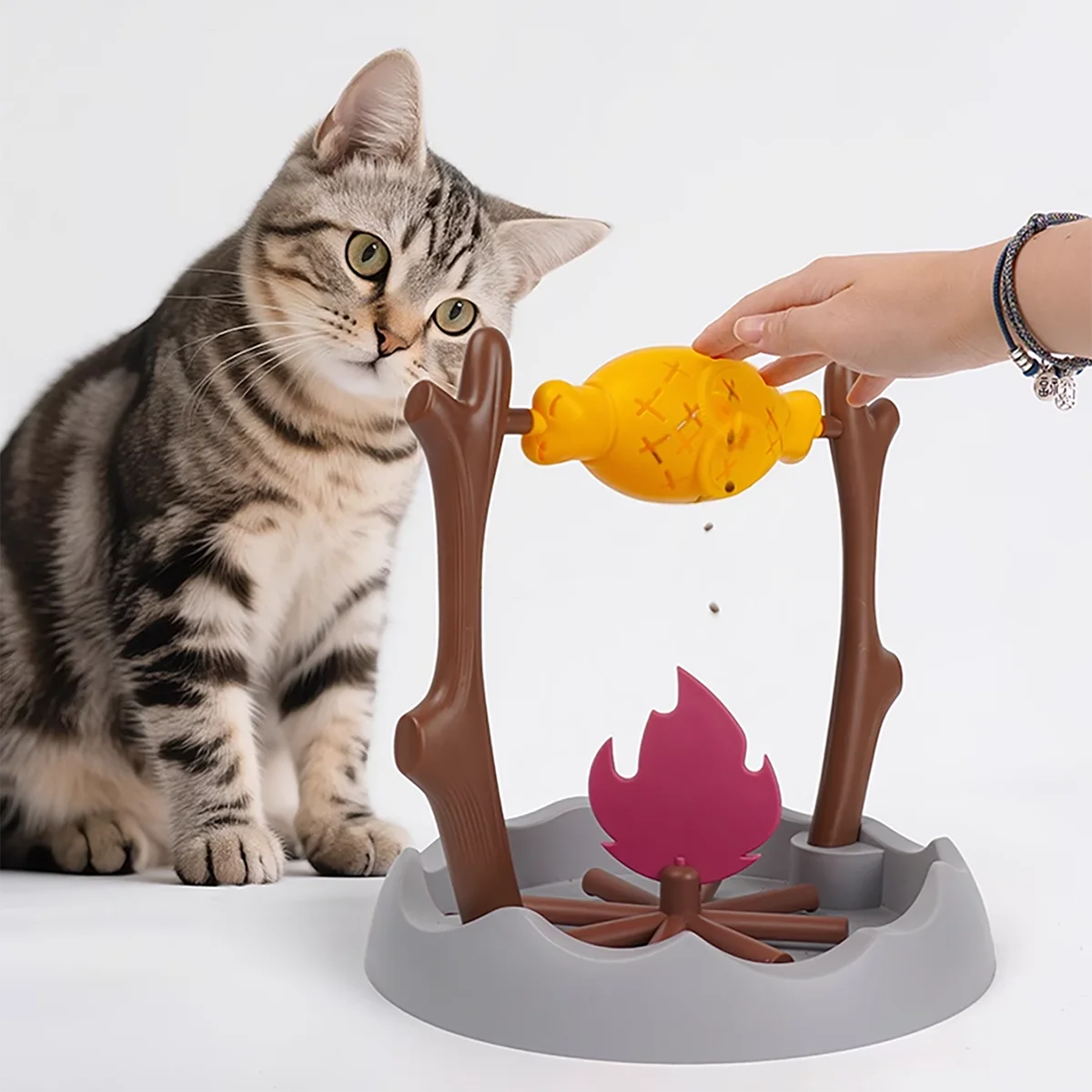 PurrFire™ Treat Toy 🔥🐾 Play, Snack, Repeat