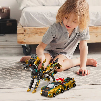 Crash to Dino: Collision-Changing Car Toy
