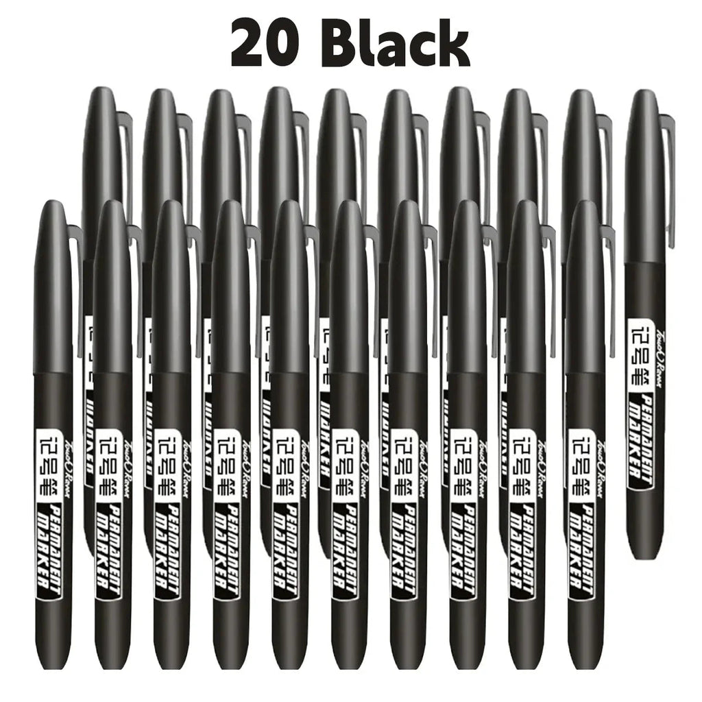 Permanent Marker Pen Manga Drawing Markers Black Blue Red Waterproof Ink Sketch Pens Stationery Art School Supplies Tiptop Co., LTD.