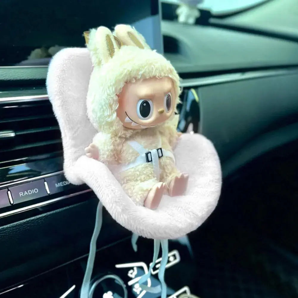 Labbubu Soft Doll Safety Seat for Car Cute Gifts Decor All Dropshipping Wholesale Store