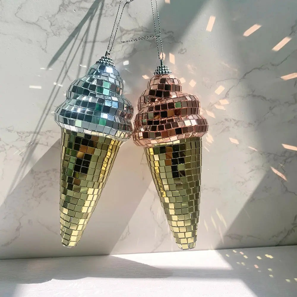 6in Hanging Disco Ice Cream Mirror Room Decor Reflective Disco Ball AliExpress