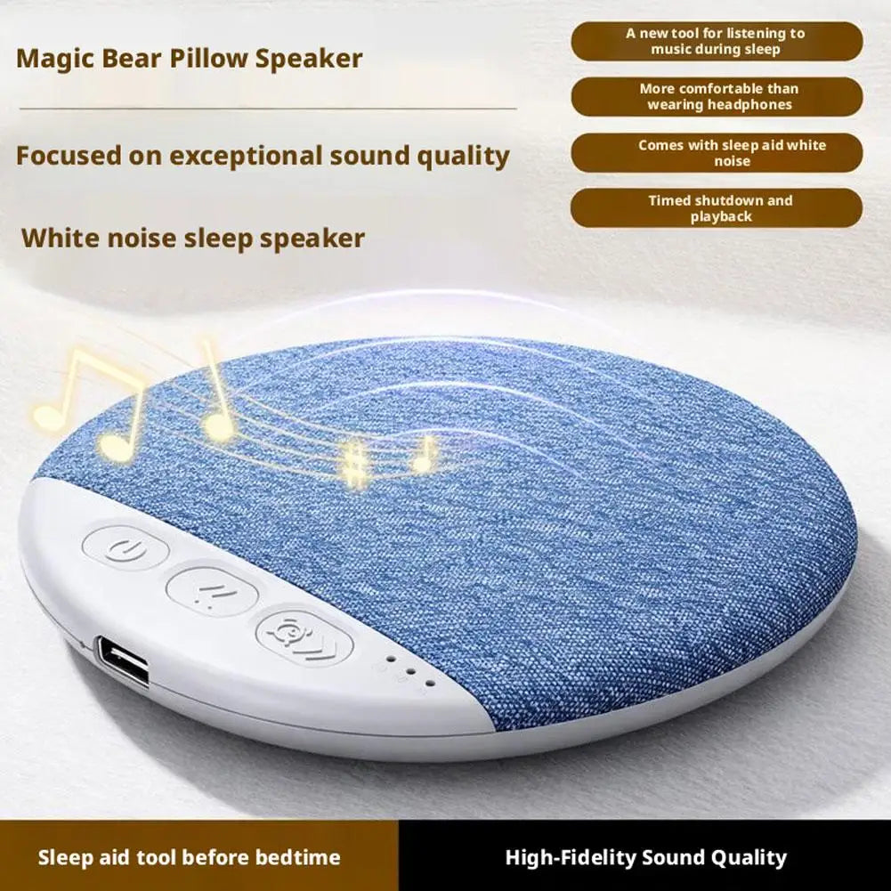 SleepWave™ Pillow Speaker 🌙 — Ultra-Thin Bluetooth Night Audio