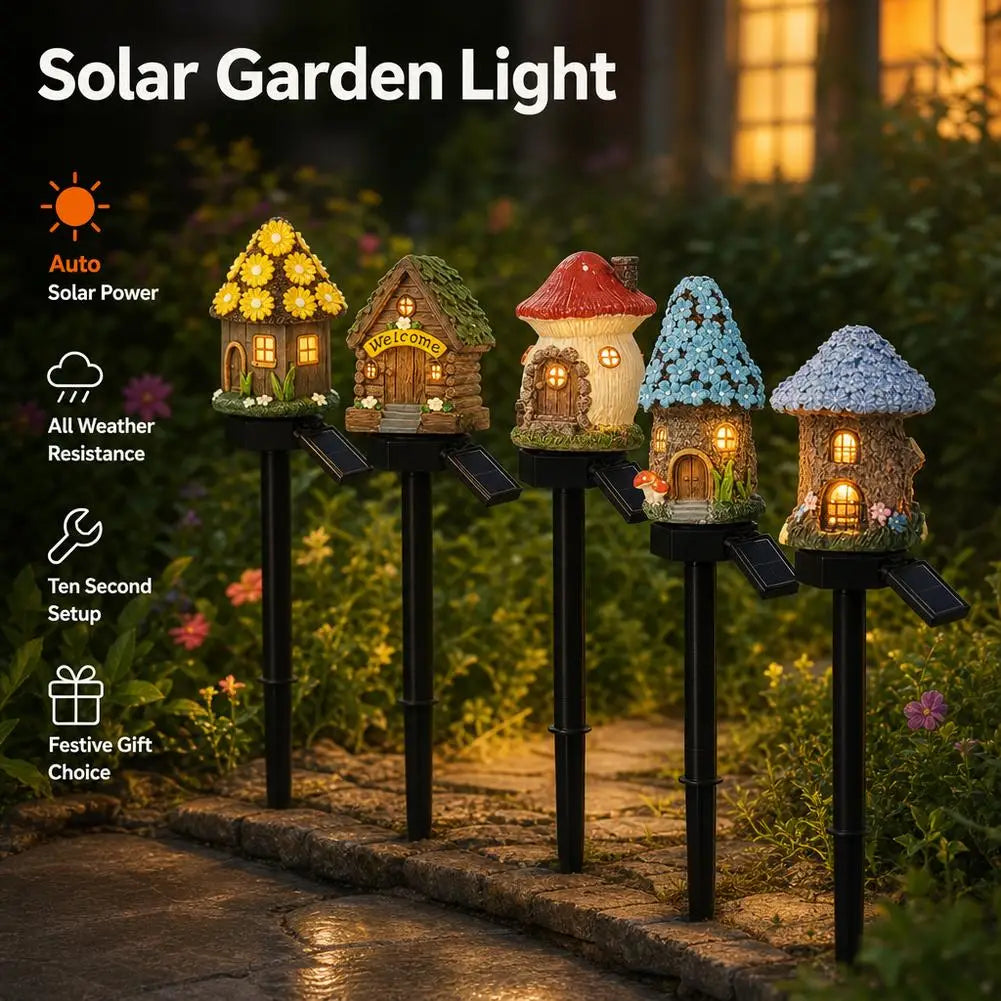 FairyNest™ Solar Cottage 🧚🌞 — Enchant Your Garden Day & Night