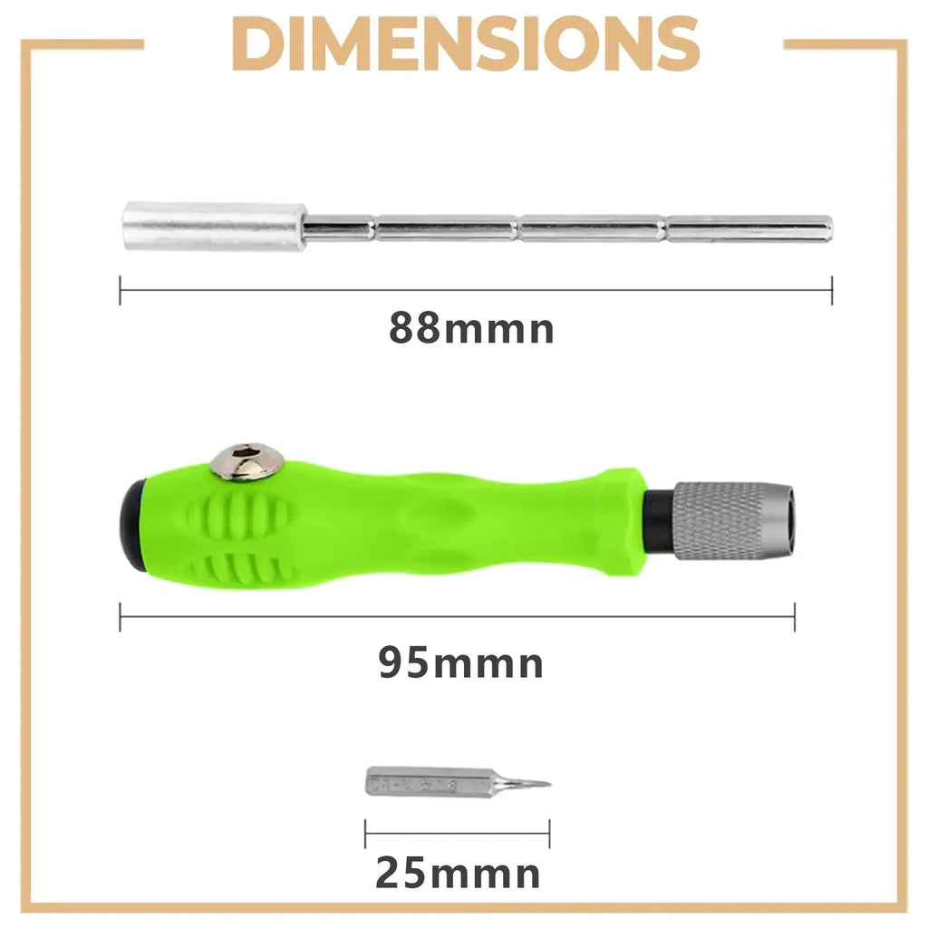 Mini 32-in-1 Precision Screwdriver Set Magnetic Phillips Bits Multifunctional Hand Repair Tool Kit Galacok Tool Store