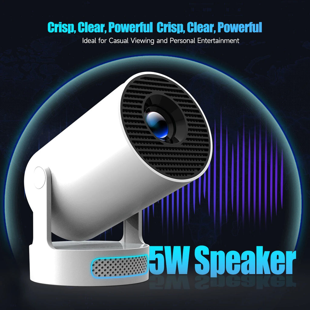 Proyector Magcubic 4K Wifi6 Android11 260 ANSI Dual WIFI Allwinner H713 BT5.0 1280*720P Cine en casa exterior portátil HY300 Pro +