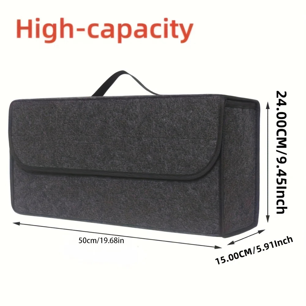 Car Storage Bag Organizer Trunk Anti Slip (Gray) MERRYHOME Merryhome Official Store