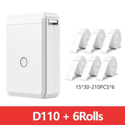 Niimbot D110 Portable Mini Printer Thermal Adhesive Sticker Label AliExpress