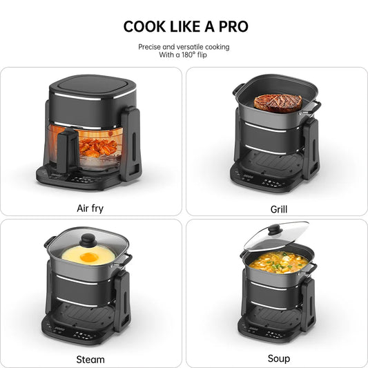 Oem Wholesale Home Transparent air Grill Fryer 3 in 1 Electric Hot Digital air Fryer