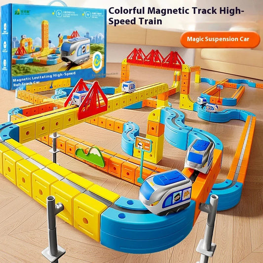 STEMExpress™ Tren Eléctrico 3D 🚂⚡ ¡Construye, Aprende y Viaja!